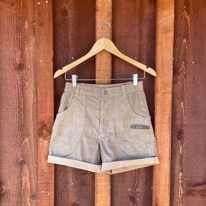 90s Vintage High Waisted Hiking Shorts